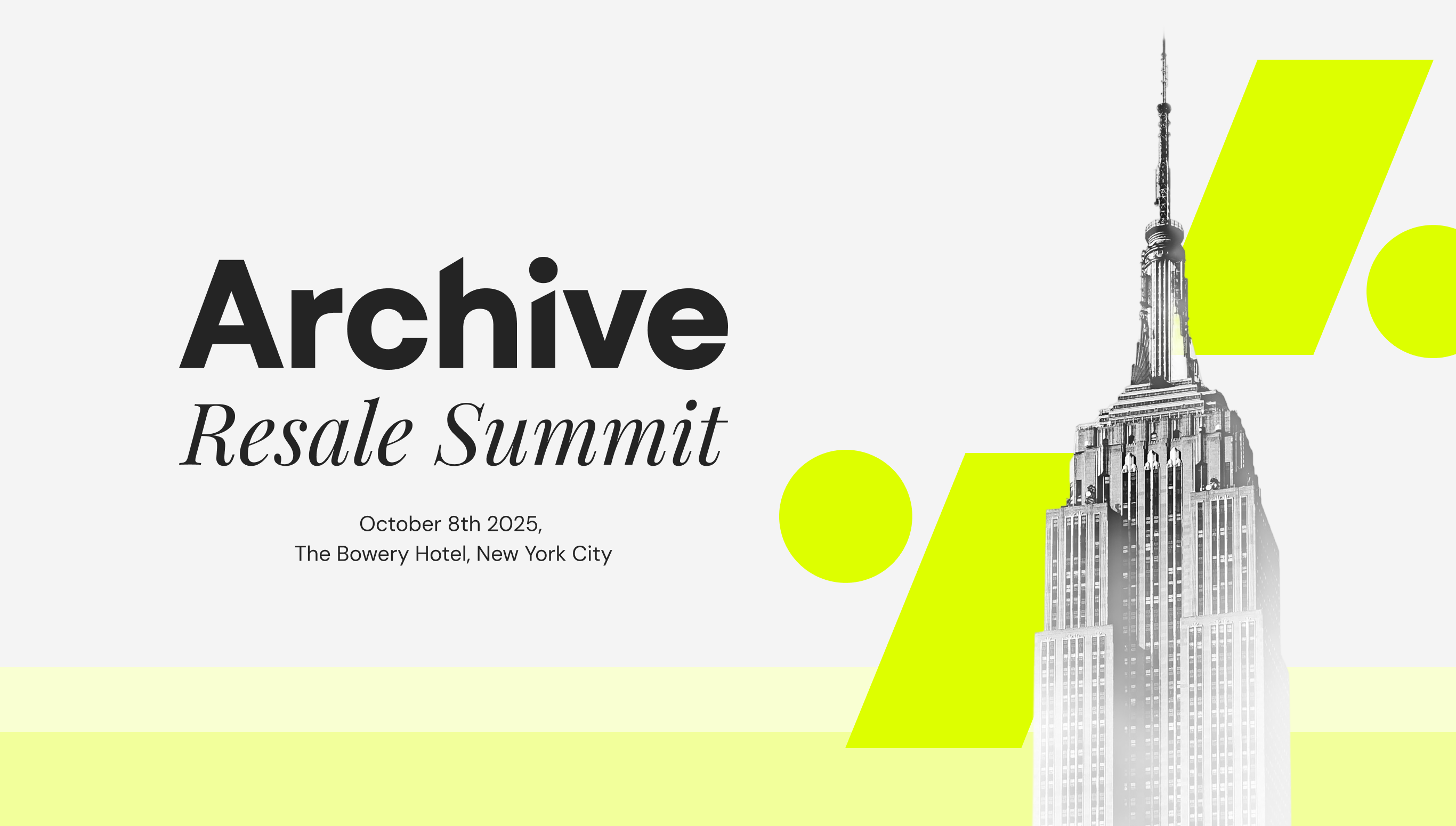 Archive Resale Summit 2025
