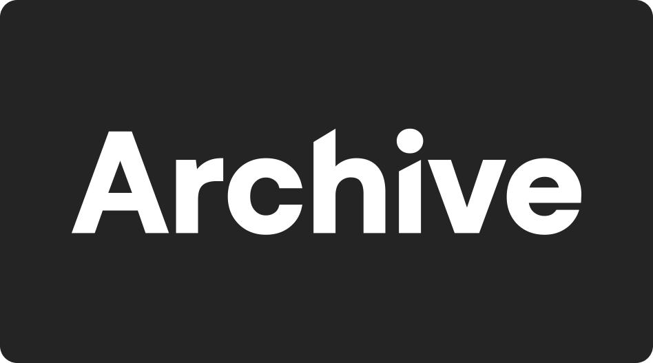 Introducing: Archive’s Rebrand
