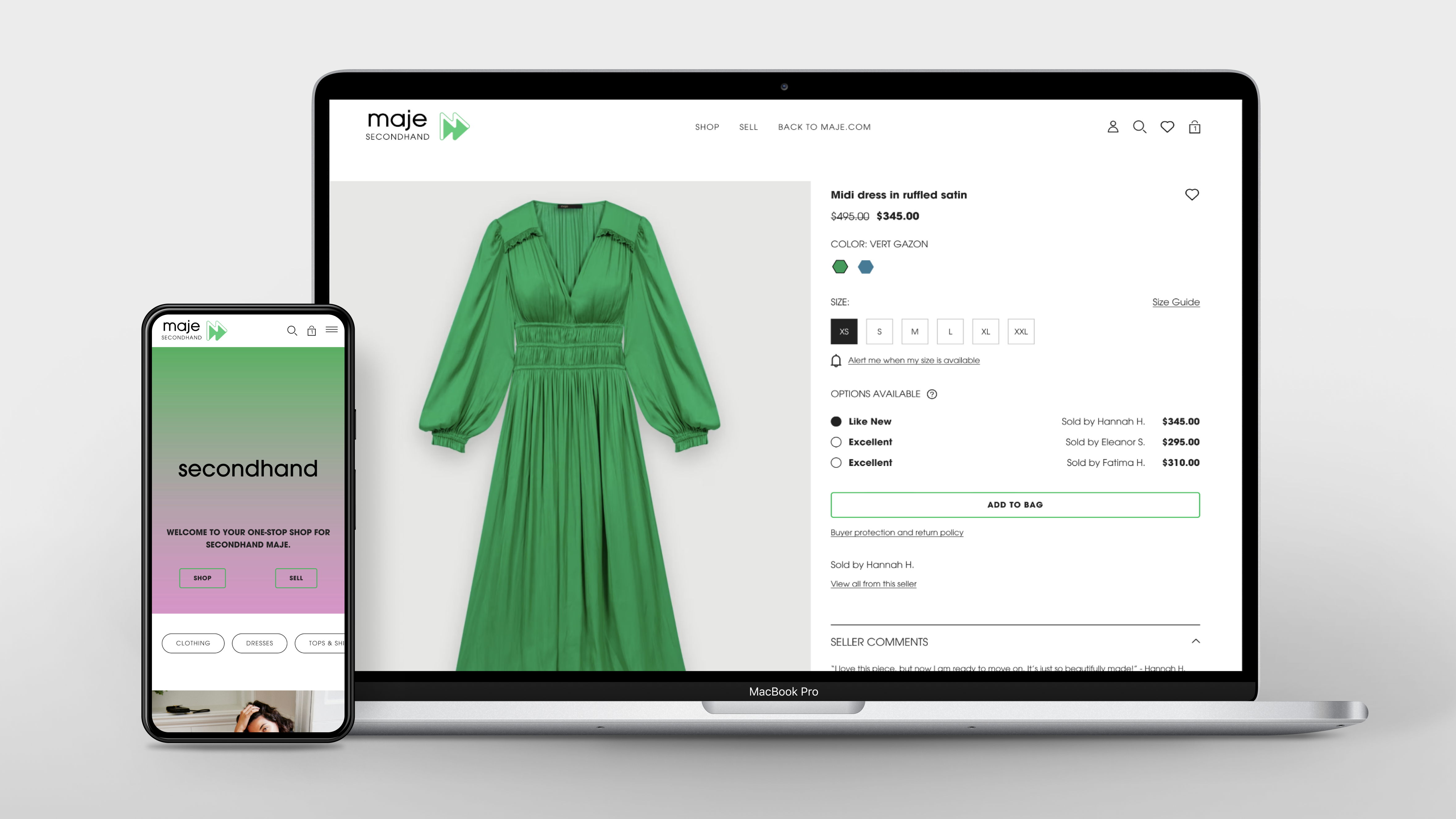 Maje Secondhand Brings Resale to the US